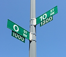 O street sign