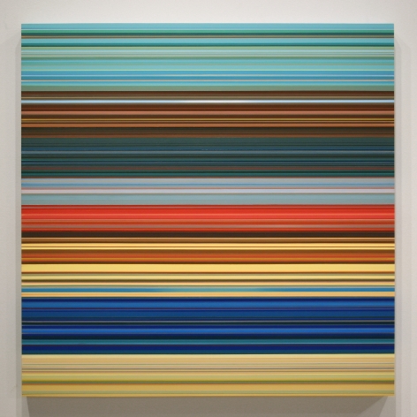 LAURA PAYNE Synopsis I 2012, acrylic on panel, 36 x 36 inches