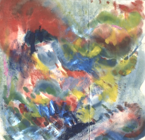 Howard Mehring  Brilliance  c.1957, magna on canvas, 28 x 27 inches