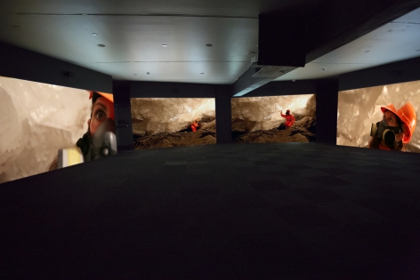 JANET BIGGS Can't Find My Way Home (Installation, Blaffer Museum)