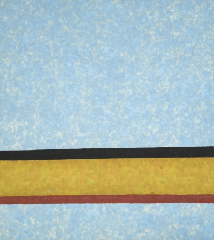 Howard Mehring  Blue Section  1961, acrylic on canvas, 51 x 46 inches.