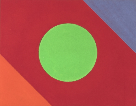 Paul Reed  19D  1965, acrylic on canvas, 26.5 x 34 inches.
