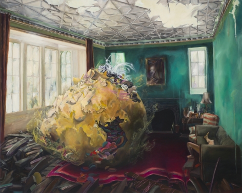 ALI MILLER Closure 2011, oil on panel, 48 x 60 inches