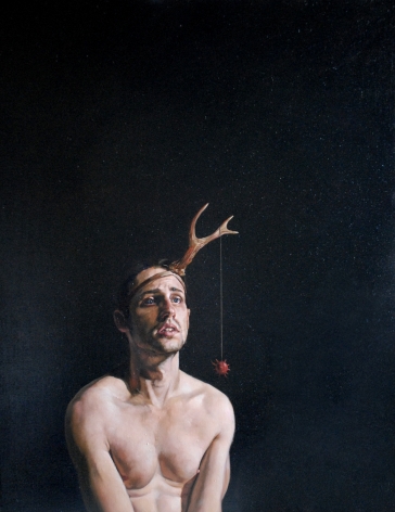 ERIK THOR SANDBERG Complacency 2009, oil on canvas, 30 x 24 inches.