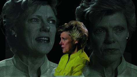 LINCOLN SCHATZ The Network (Cokie Roberts) 2012, face-mounted pigment print