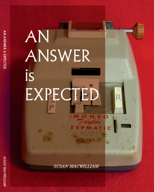 An Answer is Expected catalog cover